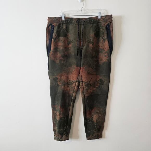 American Eagle Green Tie Dye Jogger Pants Size XXL - Picture 1 of 6